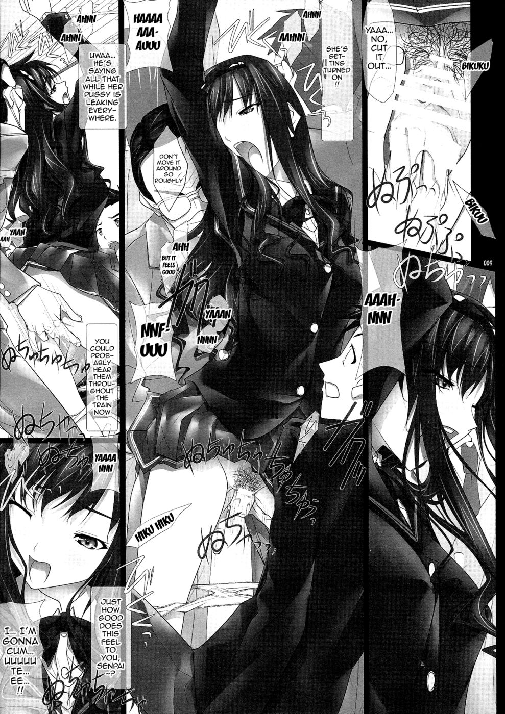 Hentai Manga Comic-Haruka-senpai's... Molester Train GOO!-Read-8